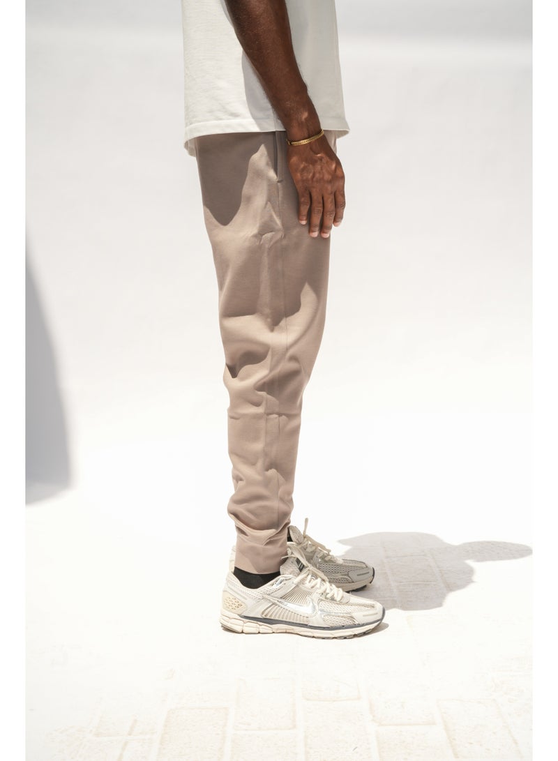 AMICI basic sweatpants Khaki - Image 2